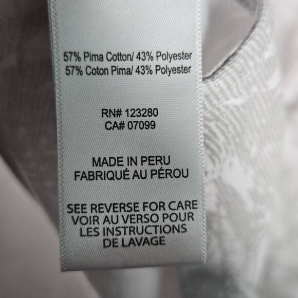 Travis Mathew Golf Polo Shirt 2XL Performance Stretch Floral Striped - Picture 9 of 10